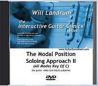 The Modal Position Soloing Approach II Guitar Video Jam Tracks Interactive Guitar Clinics DVDRom
